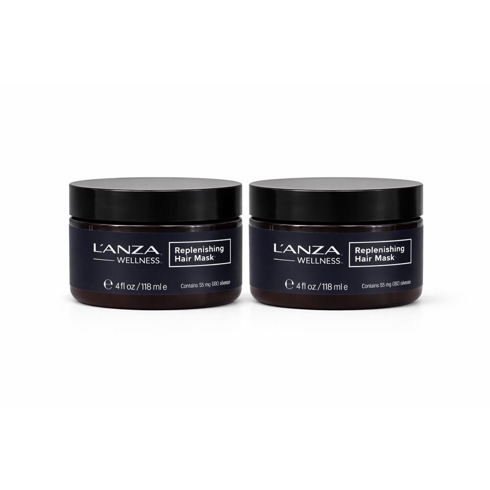 L’ANZA Wellness Replenishing Hair Mask 4 fl oz Professional – Lot of 2